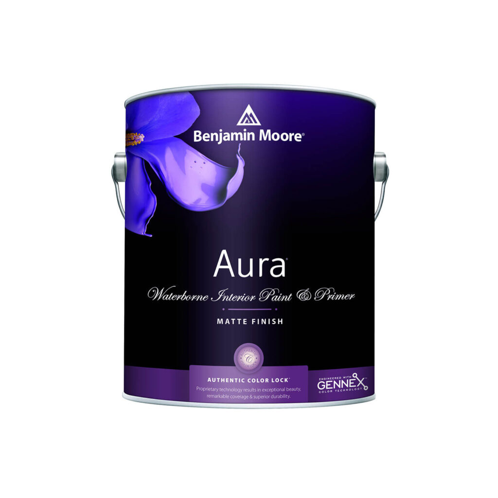 Aura-Waterborne Interior Paint Matte Finish | Benjamin Moore